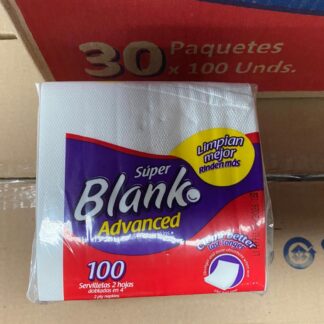 936 Servilleta Doblada Super Blanko 30/100
